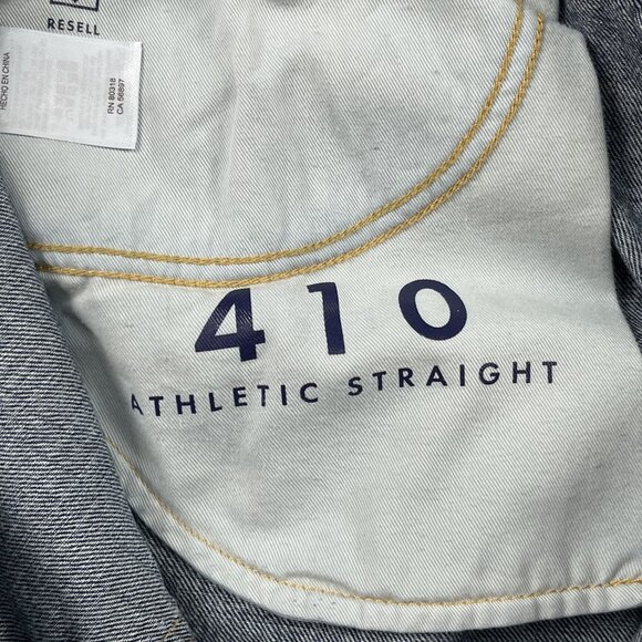 Lucky Brand Jeans Mens 36x30 410 Athletic Straight Blue Mid Rise Denim - Picture 3 of 10